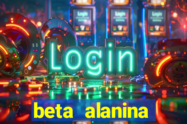 beta alanina aumenta a pressao
